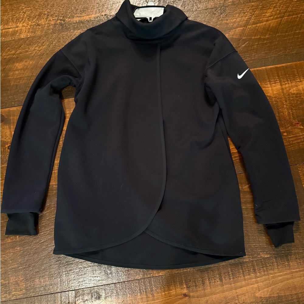 Nike Black High-Collar Pullover